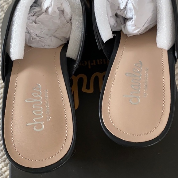 Charles By Charles David Black wedges Size 8. Lowest price - Picture 5 of 6